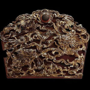 SUPERB BACK PANEL FROM A SEDAN CHAIR